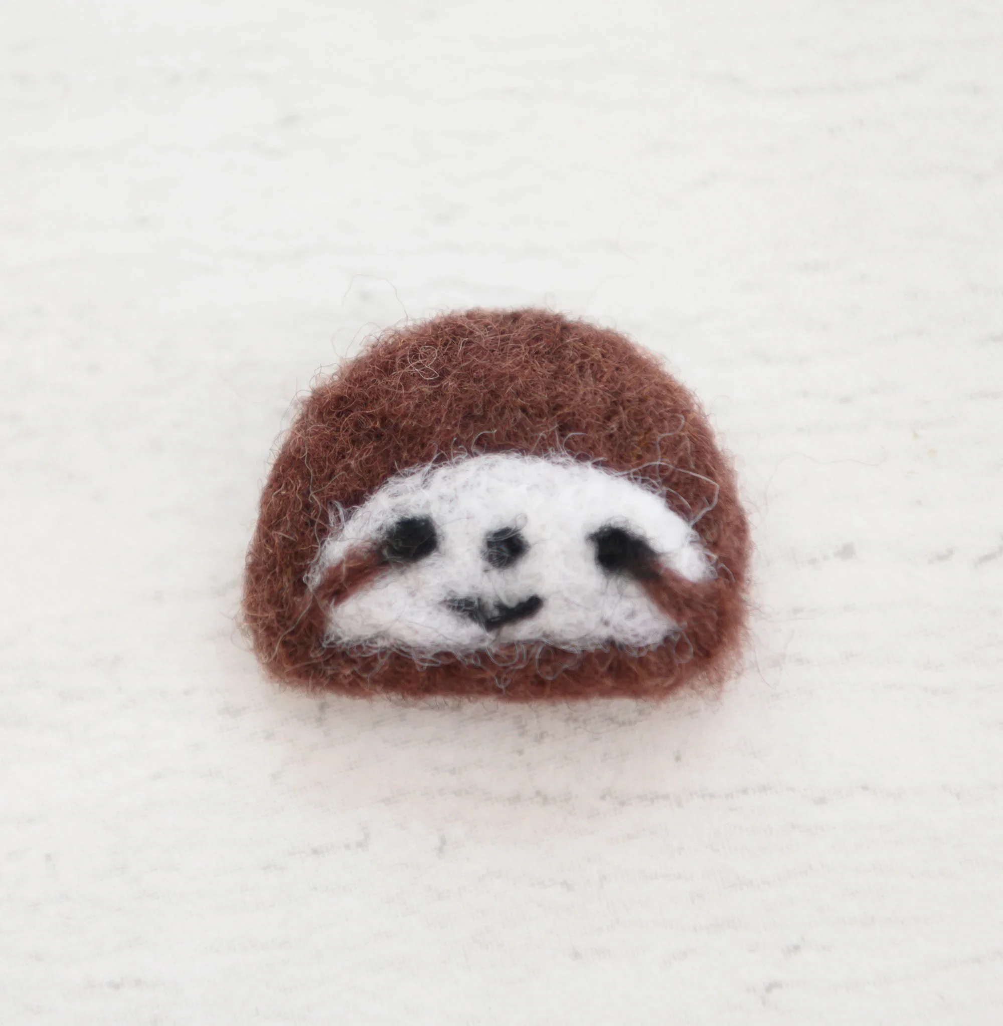Wool Felt Sloth Birthday Gift in a matchbox - Image 4