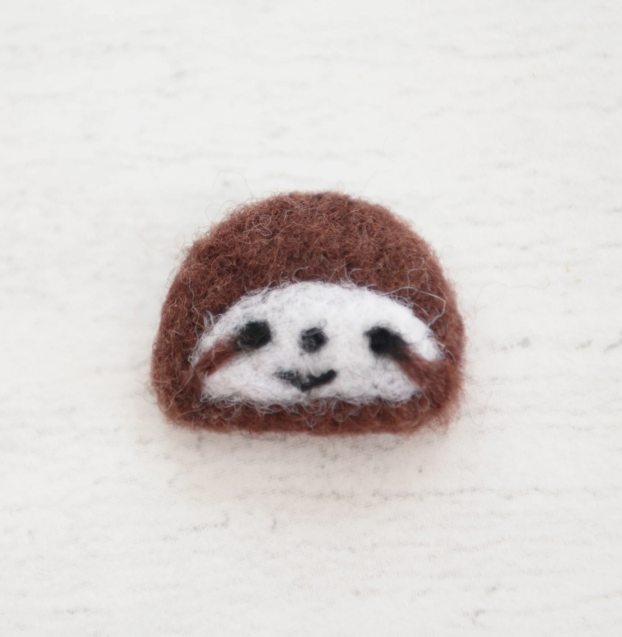 Wool Felt Sloth Spirit Animal Gift In A Matchbox - Image 5