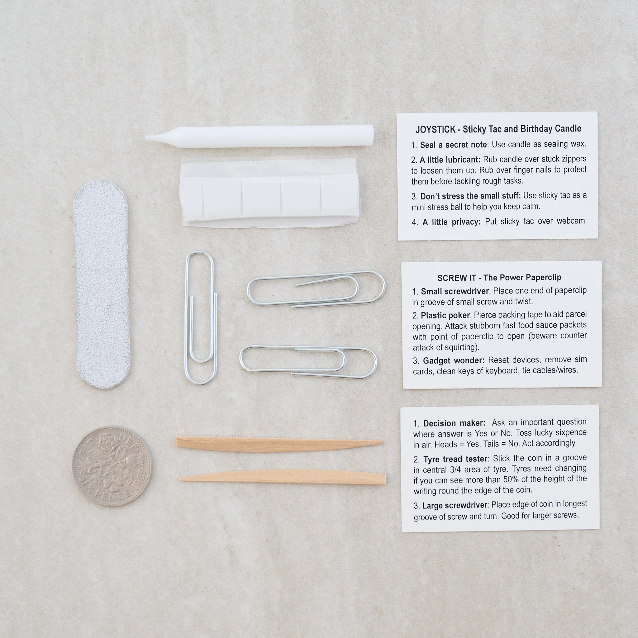You The Man Novelty Stationary Kit In A Matchbox - Image 3
