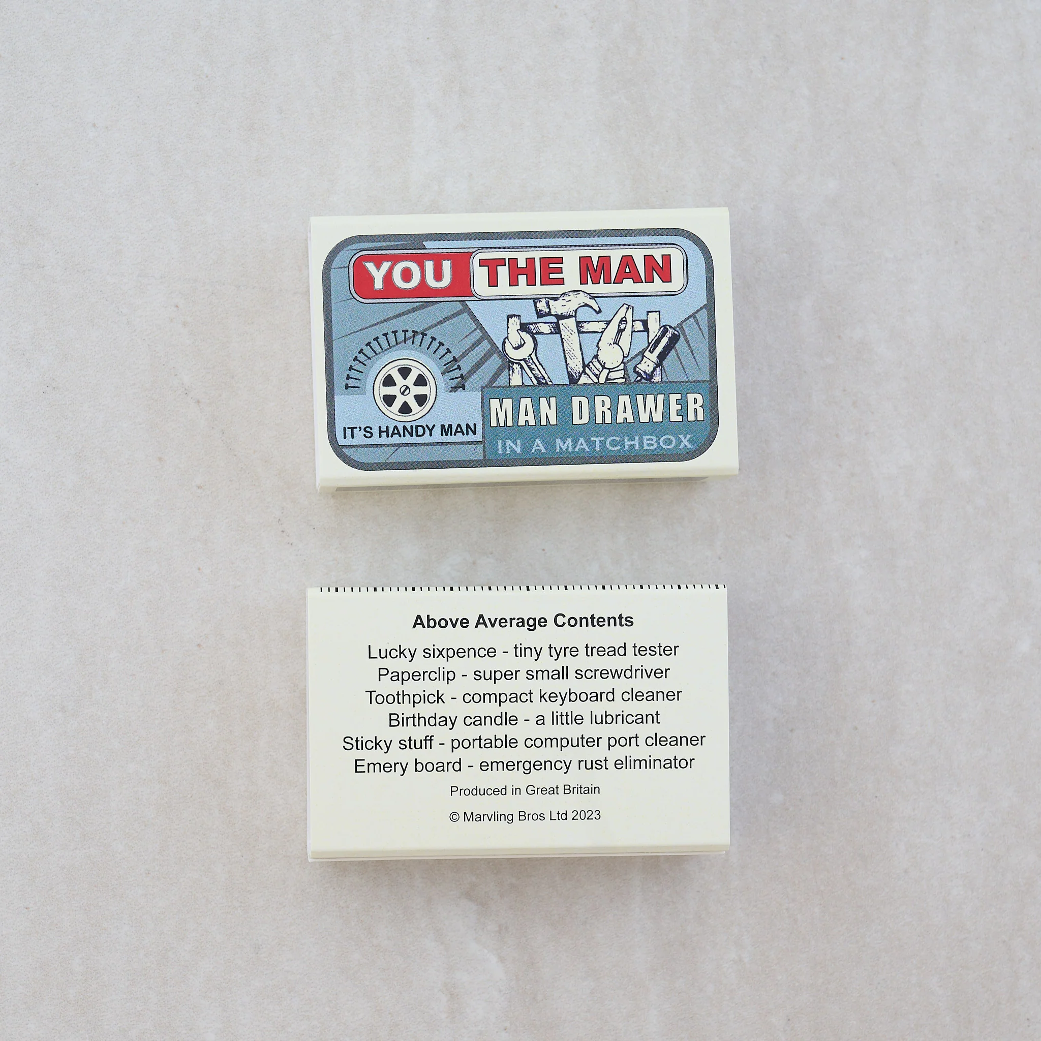You The Man Novelty Stationary Kit In A Matchbox - Image 5
