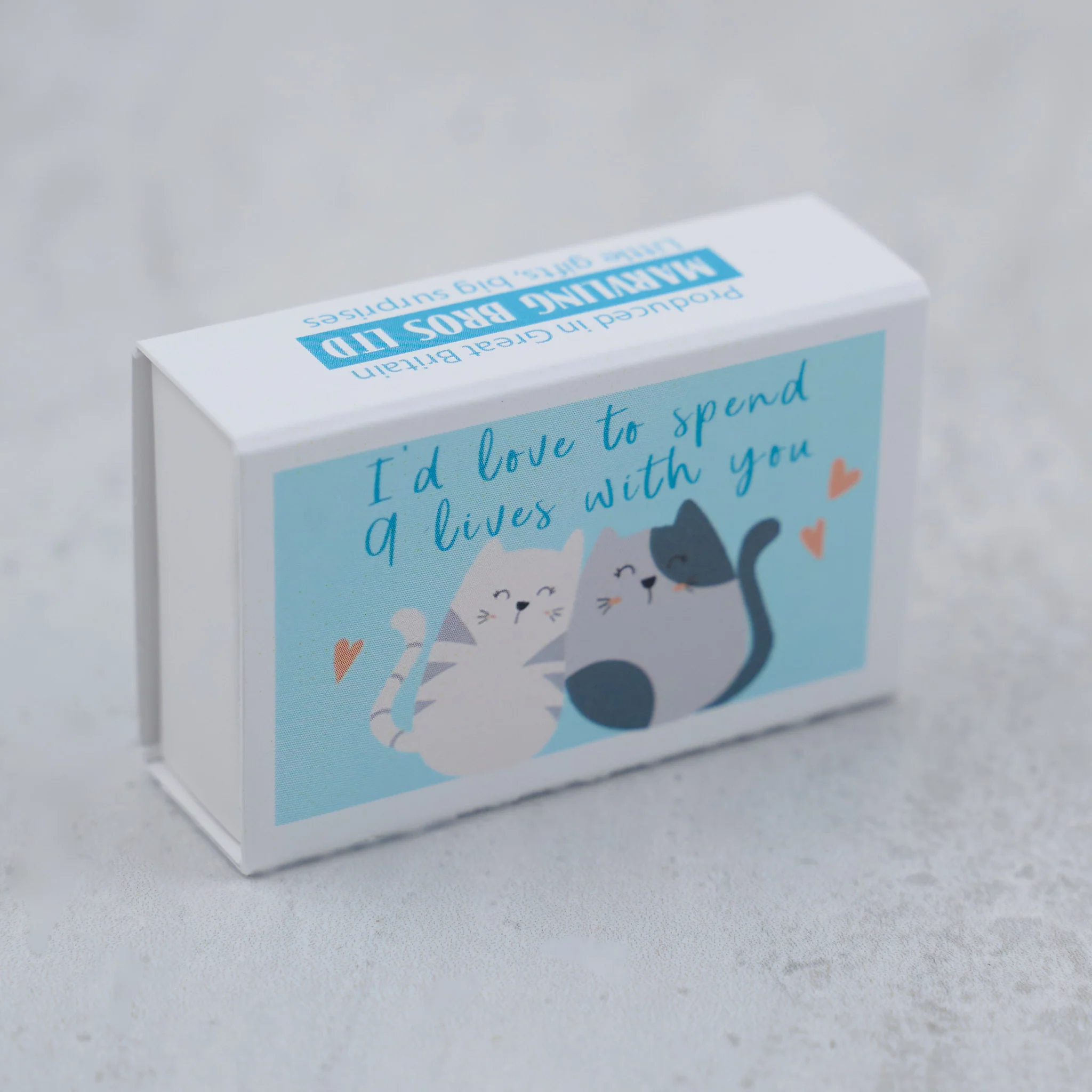 You're My Purrson Wool Felt Cats In A Matchbox - Image 3