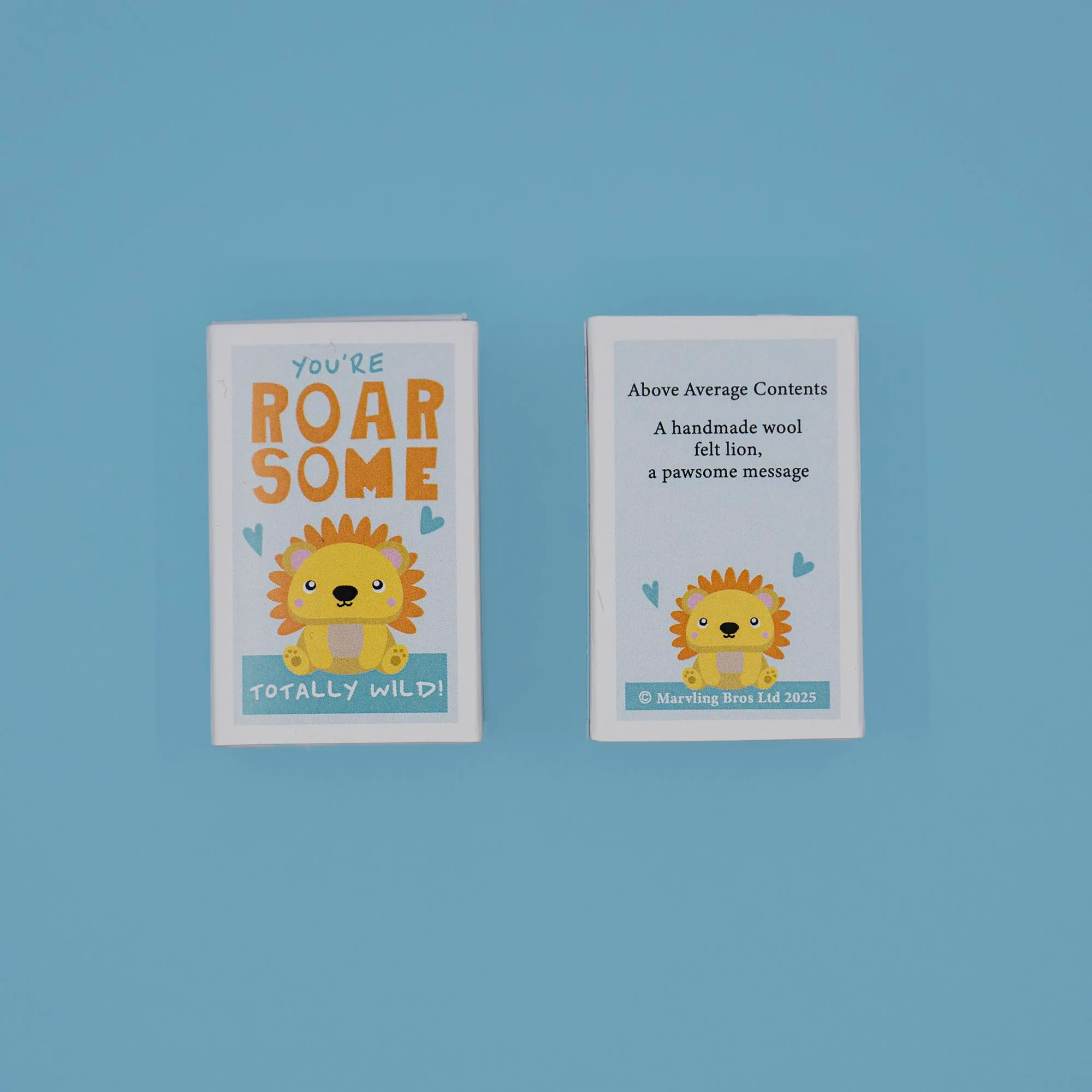 You're Roarsome Wool Felt Lion In A Matchbox - Image 4